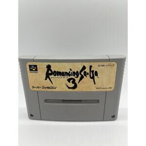 Nintendo Super Famicom SNES Cart Romancing Saga 3 III SHVC-AL3J Japan